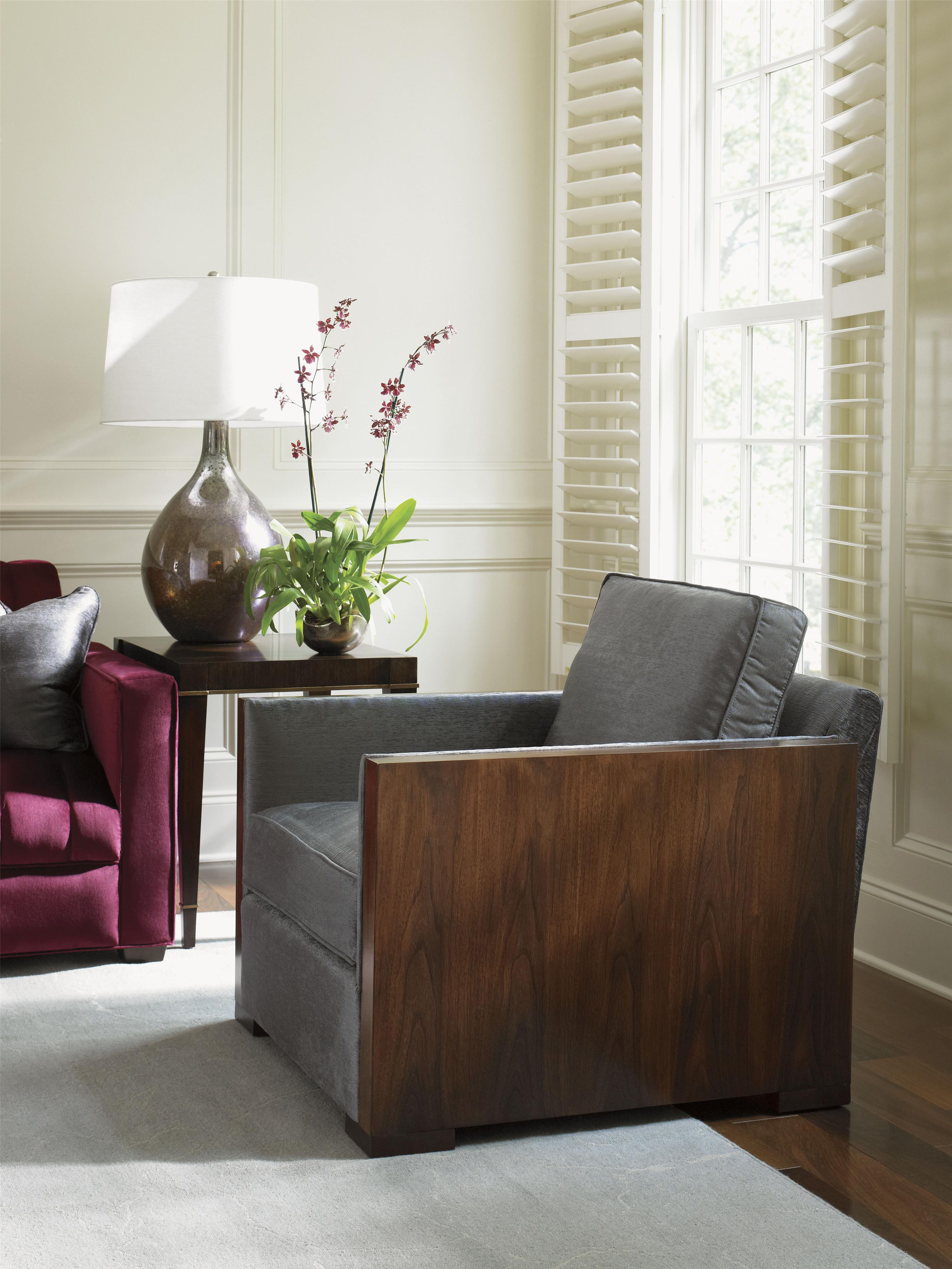 Lexington Tower Place 159311 Contemporary Edgemere Chair with Wood